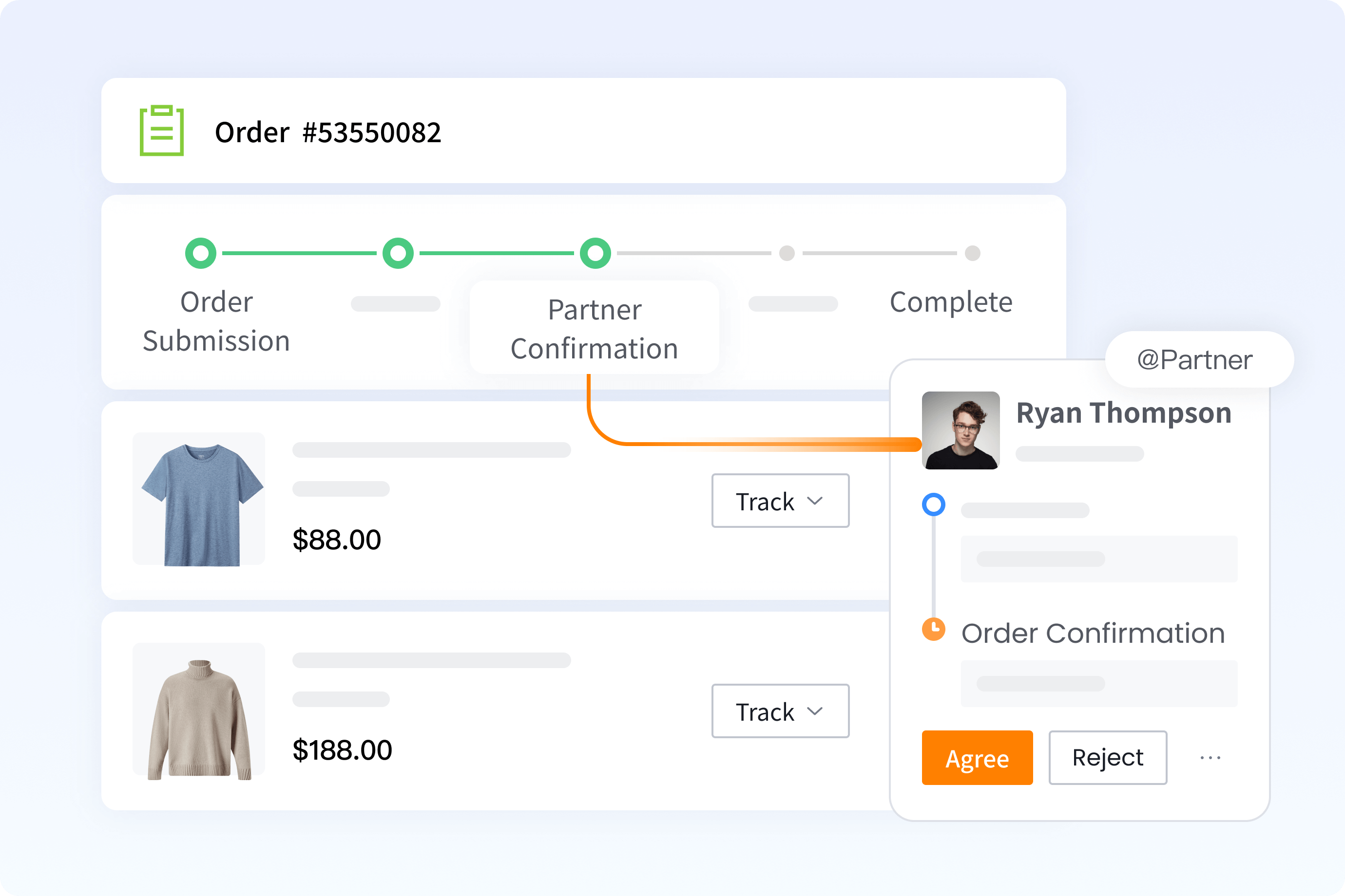 Collaborative Order Processing